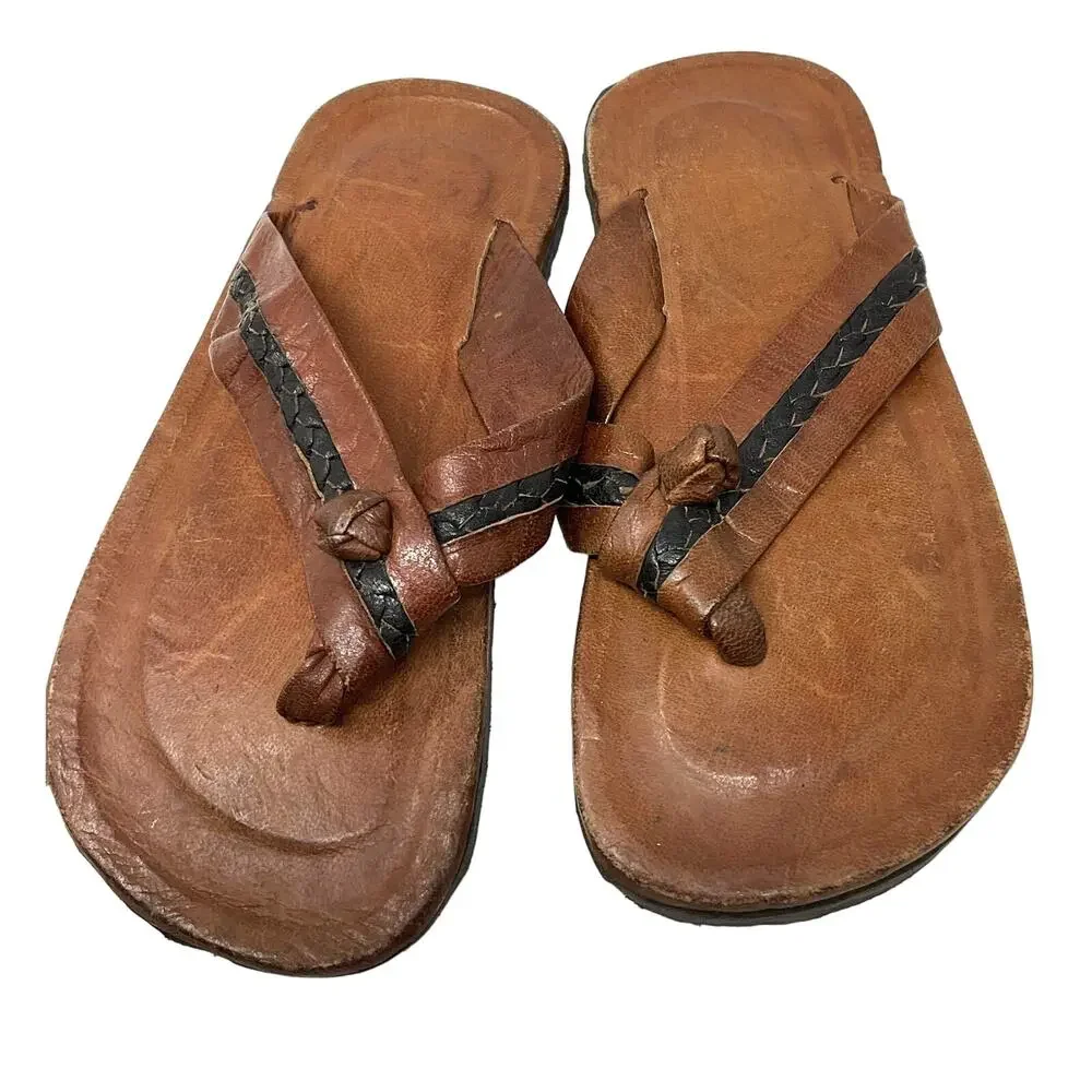 Brown Leather Sandals Kids Possible‎ Size 1Y or 2Y